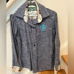 Denim Thunderbird Brand Shirt Women’s Sm